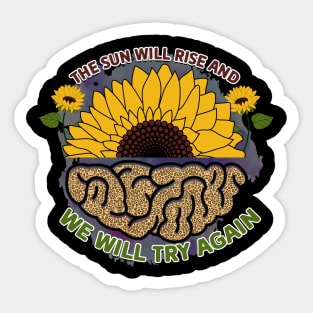 Mind Matters: Spread Positivity and Self-Care Awareness Sticker